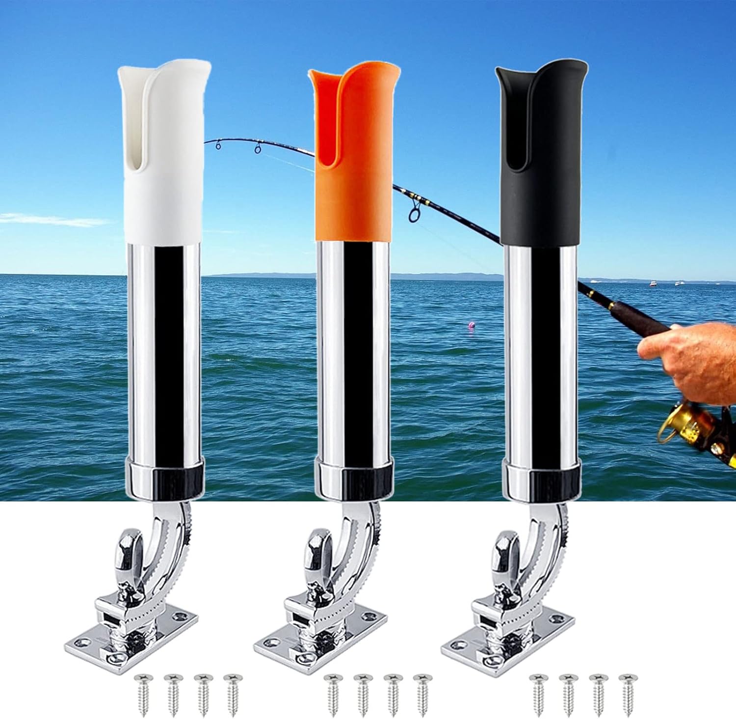 Marine Fishing Rod Tie Holder Portable Fishing Rod Accessories Fishing Rod Tie Holder Strap
