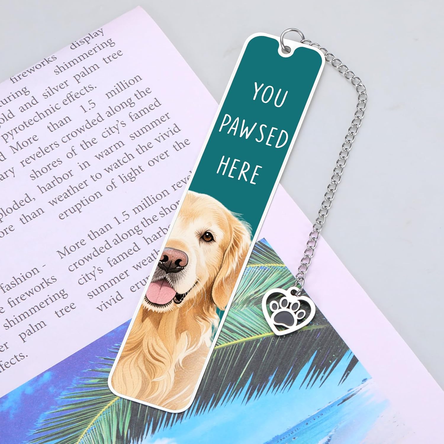 Golden Retriever Gifts for Women Men, Gift for Golden Retriever Lovers Owners, Dog Mom Gifts for Women,Easter Basket Stuffers for Dog Lovers Kids Adults,Reading Accessories for Book Lover Bookish Nerd - Image 4