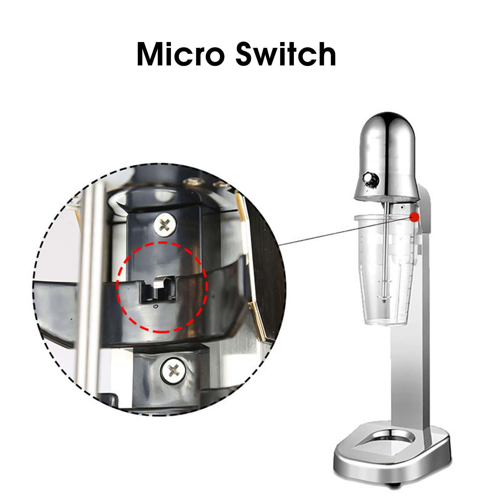 180 W elektrische Milchshake-Maschine, 18000 U/min Eiscreme-Smoothies-Mixer, professionell, Zwei-Geschwindigkeitsregelung