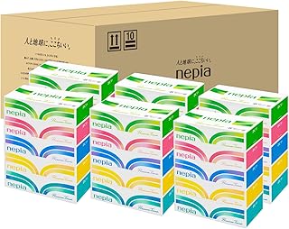 【Amazon.co.jp限定】ネピア ティシュ 360枚(180組)×30箱(5箱×6パック)【ハーフケース品】FSC