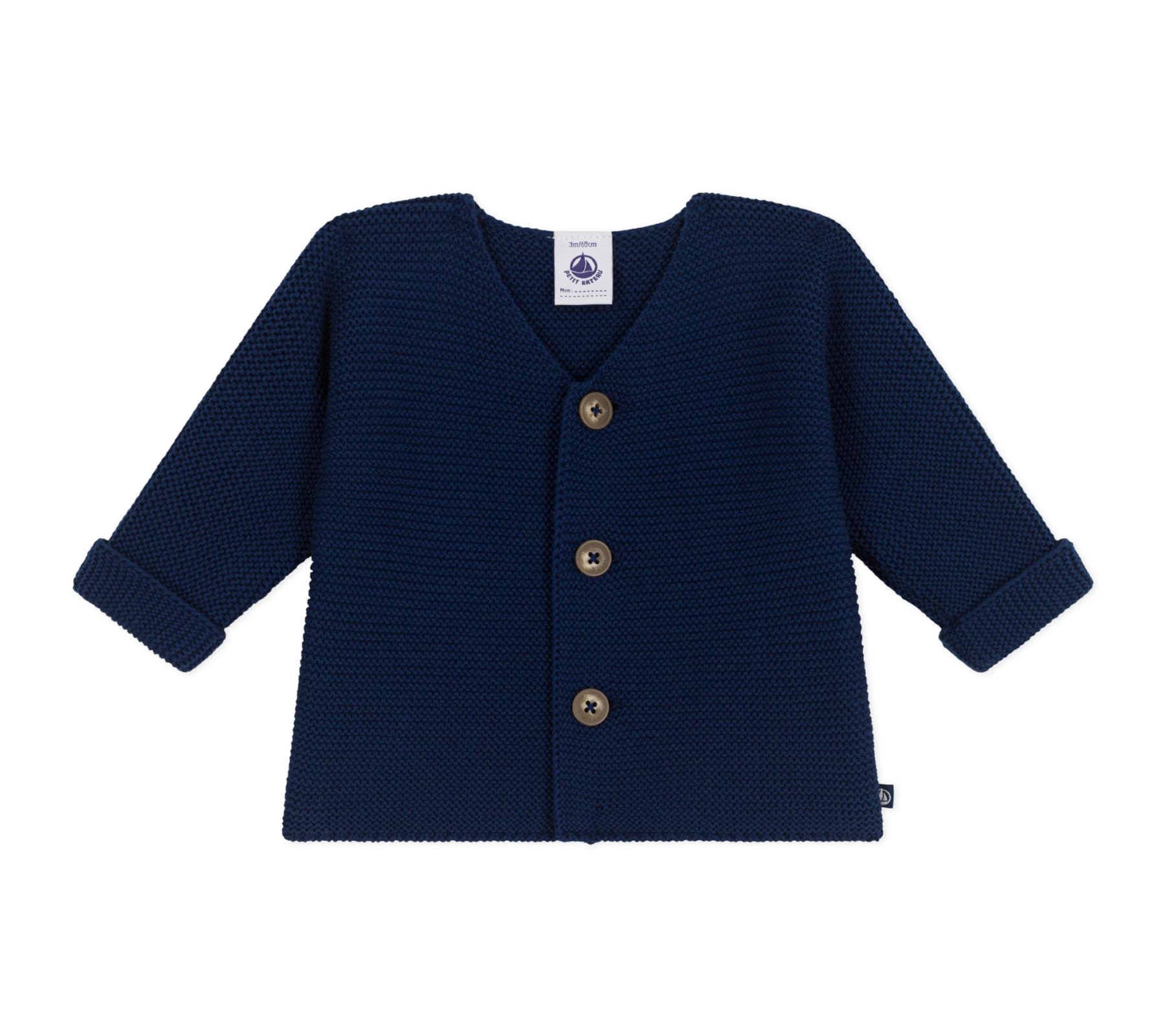 Petit Bateau Unisex Baby Strickjacke
