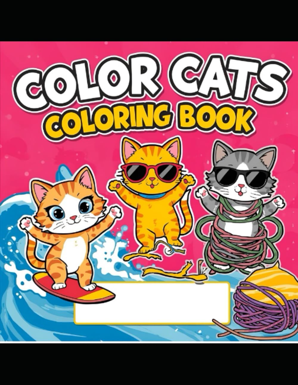 Silly Cats Coloring Book