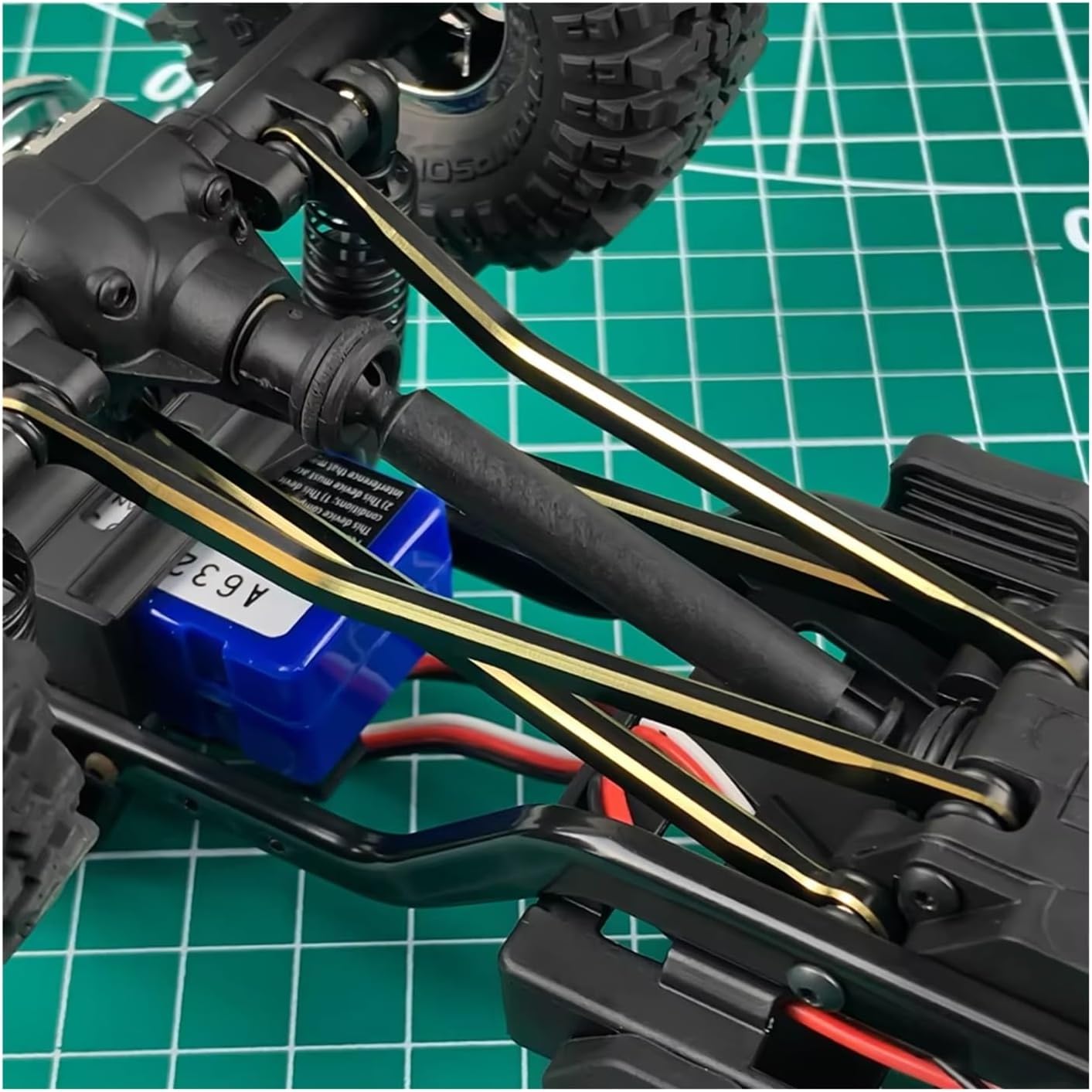 RCコネクティングロッド For TRX4M K10 F150 1/18 真鍮製ハイクリアランス シャーシリンクセット RCトラック