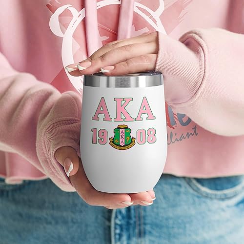 Miniatura 5 de KAIRA Vasos personalizados para mujer, vaso de vino de acero inoxidable personalizado con tapa, 12 onzas, taza de café helado con aislamiento de