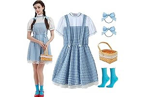 Women's Book Storybook Wizard of Oz Dorothy Adults Character Halloween Costume Outfits