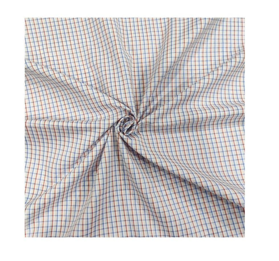 Men’s Everyday Wear Checked Shirt Cloth – Soft Fabric with Box Checks | 1.60 Meter Unstitched Shirt Material (Multicolor)