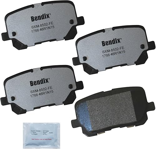 Miniatura 83 de Bendix Fleet Metlok MKD1770FM Pastillas de freno delanteras semimetálicas para Ford Expedition 2017-2010, F-150 2017-2010, Lobo 2020-2009, Lincoln