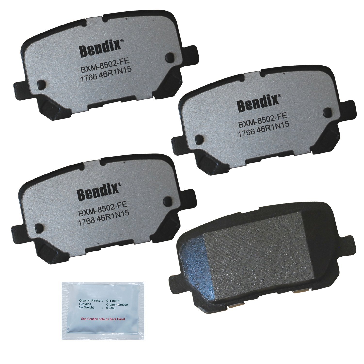 Bendix Fleet Metlok PBD1766 Semi-Metallic Rear Brake Pads for Dodge Charger 2023-2014