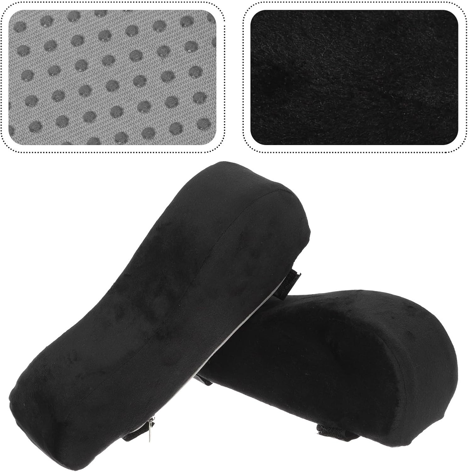 DOITOOL Memory Foam Arm Rest Cushion with Hidden Zipper for Office Chair