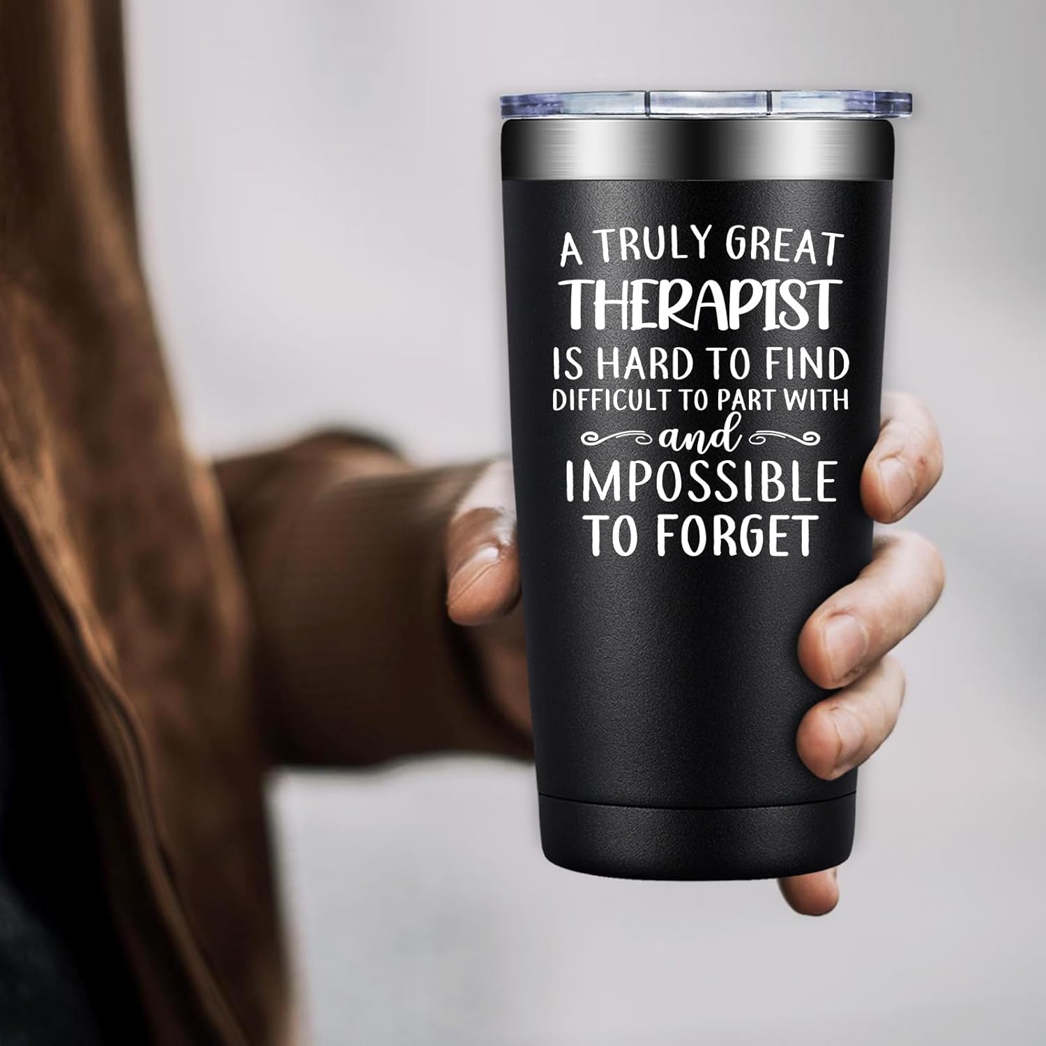 Therapist Gifts - Physical Therapist Gifts for Men - Christmas Gift for Occupational, Respiratory, Massage Therapy - 20oz Tumbler - Image 8