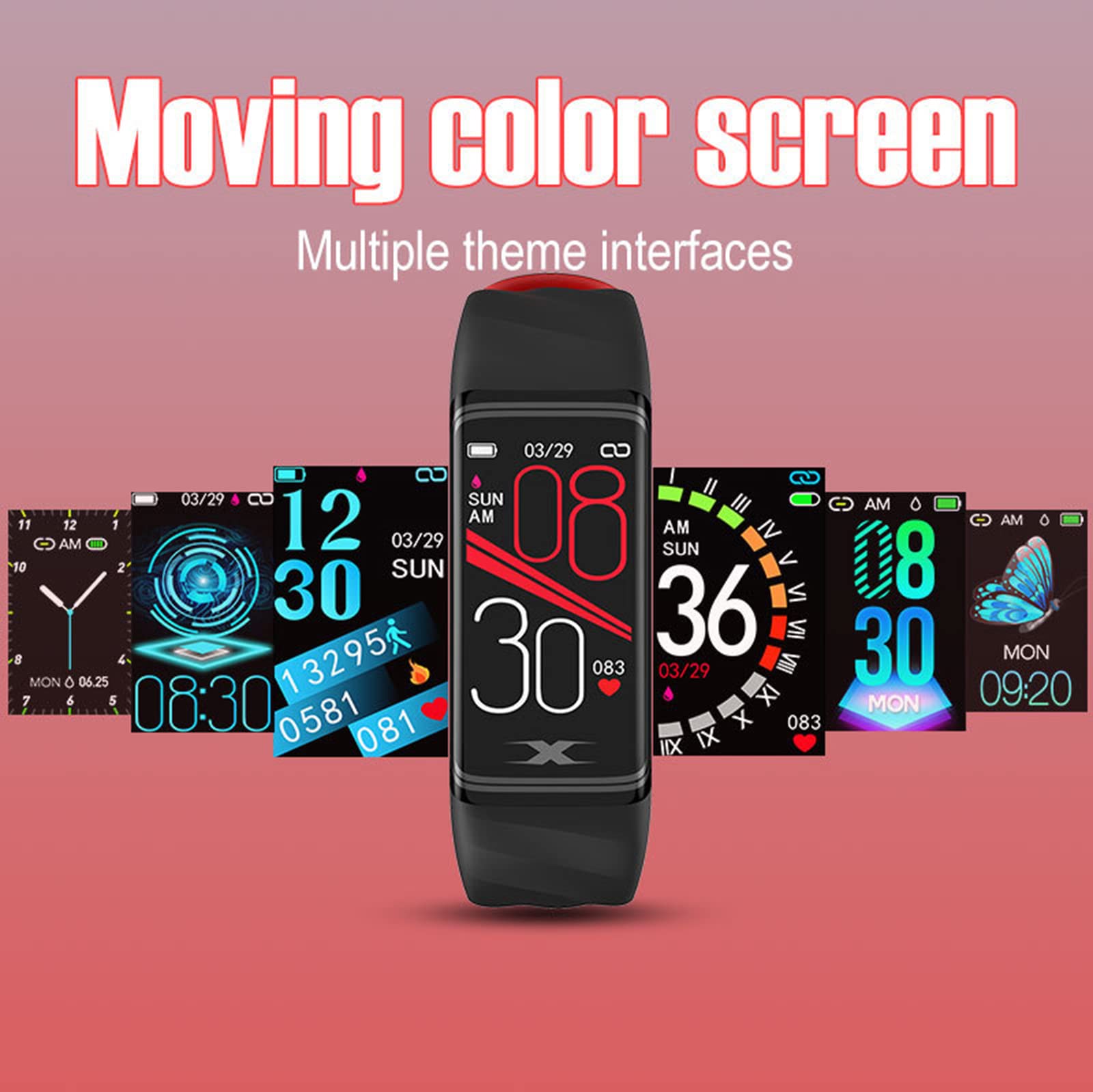 Reloj Inteligente De Gestión De La Salud Masculina Y Femenina para Adolescentes Y Niños. Pulsera De Moda Impermeable con Frecuencia Cardíaca. Monitoreo De La Presión Arterial.