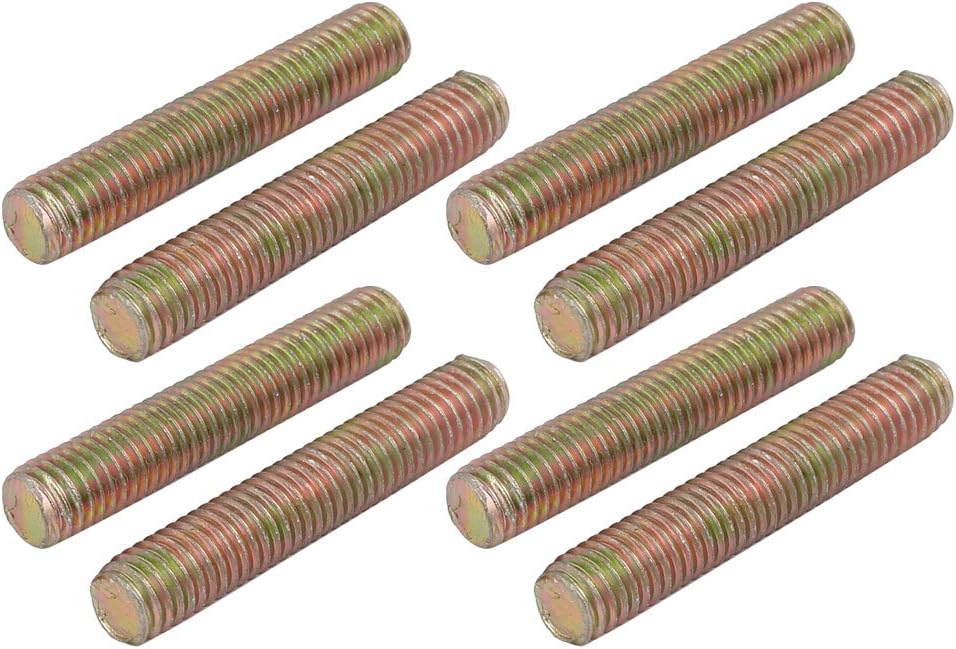 M8x45mm Carbon Home Hardware Steel Zinc Plated Fully Threaded Rod 8pcs Model:64as282qo424