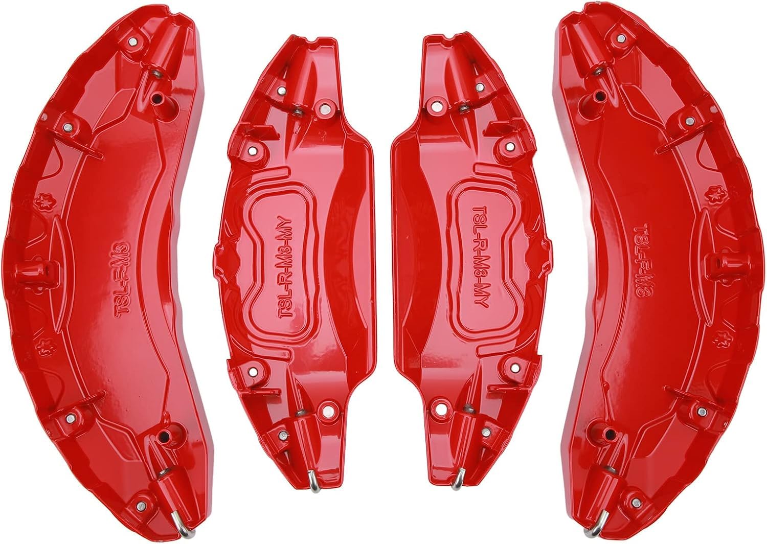 Tryagat 4Pcs Brake Caliper Covers for Skoda Octavia IV (Facelift 2024) 2024 2025, Wheel Hub Decoration Protector Glossy Red Exterior Accessories,M