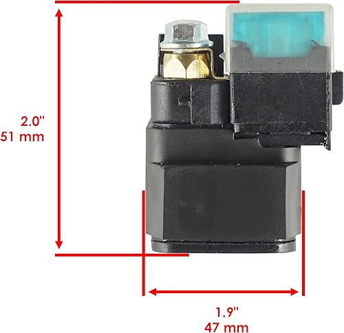 Miniatura 2 de Caltric Relé solenoide de arranque compatible con Yamaha Fz-1 Fz1 Fzs10 2006-2014 / Fz-S1 Fzs10F 2015
