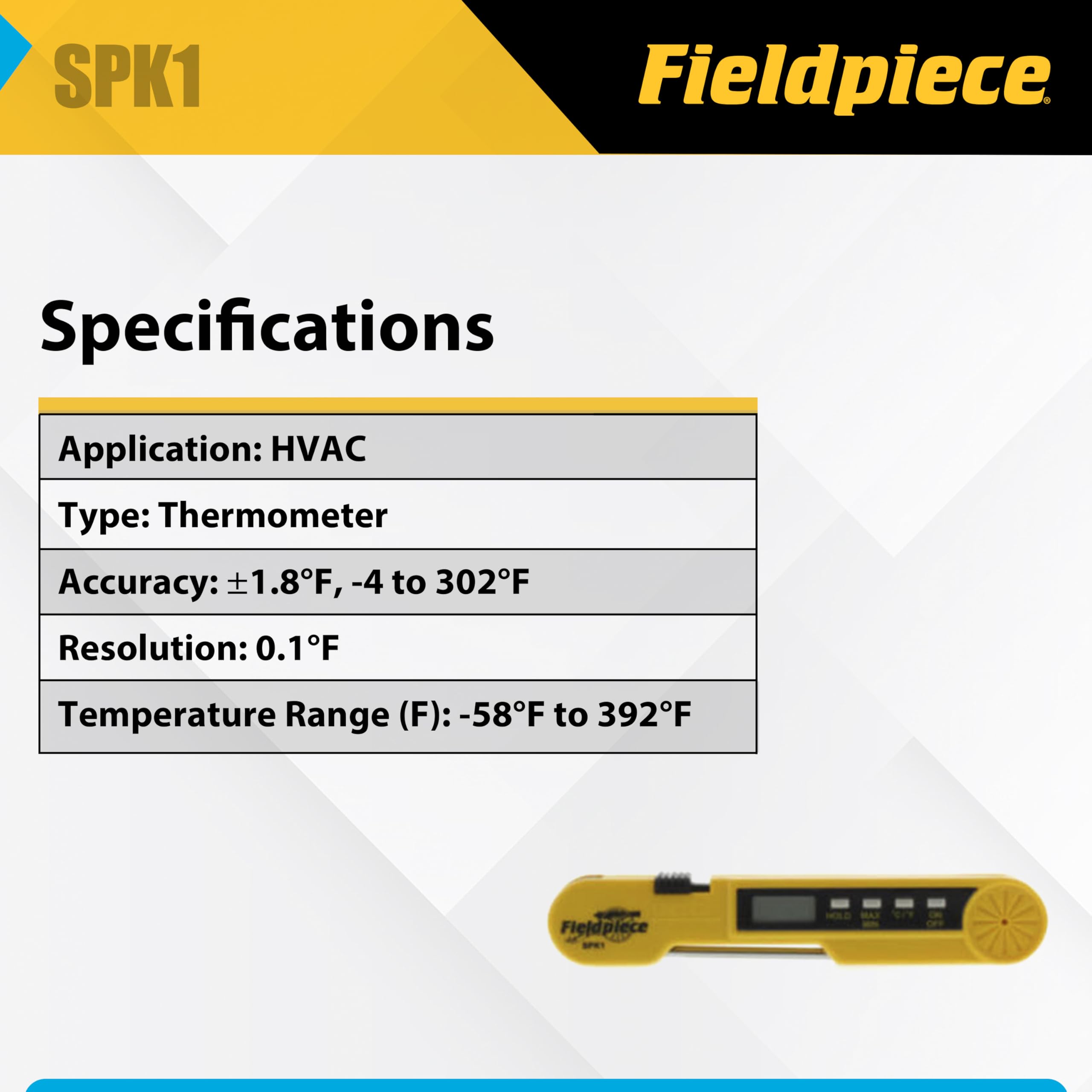 FIELDPIECE SPK1 - Tester