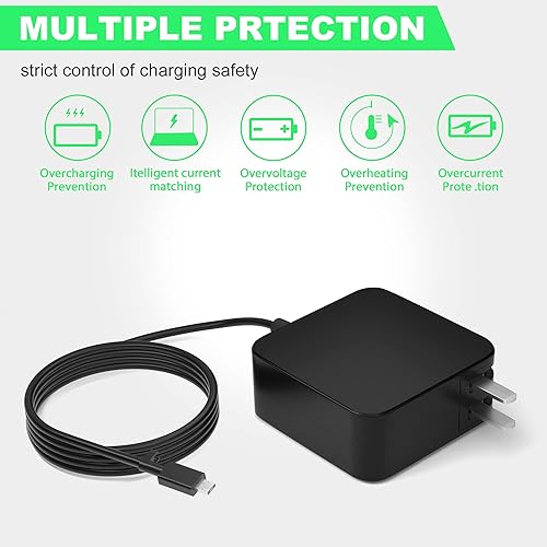 Miniatura 5 de Cargador de 33 W compatible con Asus Chromebook Flip C100PA C100P C100 C201 C201P C201PA Eeebook X205 X205T X205TA Vivobook E200H E200HA AD890526