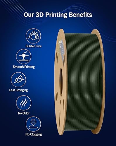 Miniatura 9 de DURAMIC 3D PETG - Filamento de 1116pulgadas, blanco, filamento de impresión 3D, carrete de 2.2lbs, filamento blanco de 1116pulgadas, precisión