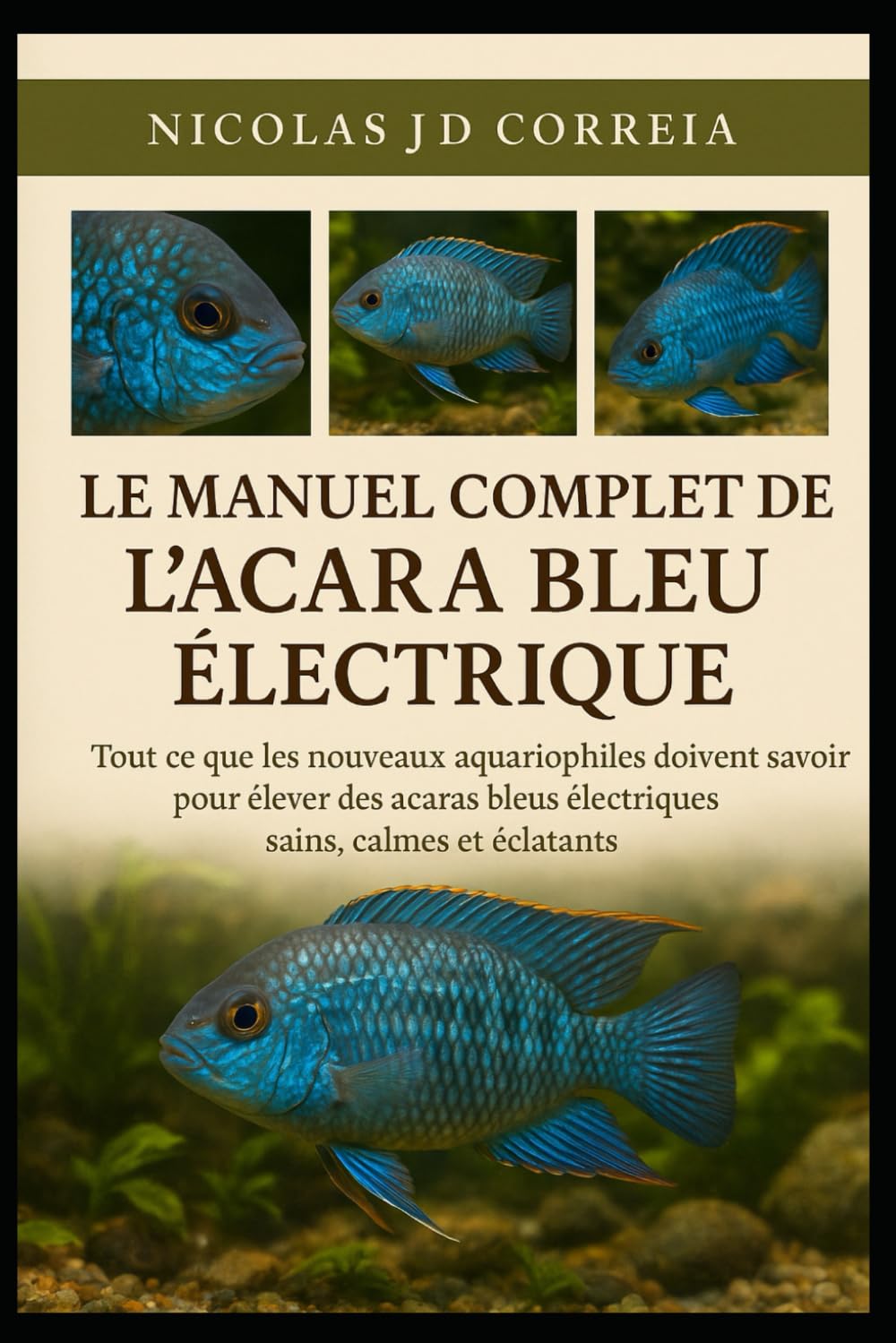 LE MANUEL COMPLET DE L'ACARA BLEU ÉLECTRIQUE: Tout ce que les nouveaux aquariophiles doivent savoir pour élever des acaras bleus électriques sains, calmes et éclatants