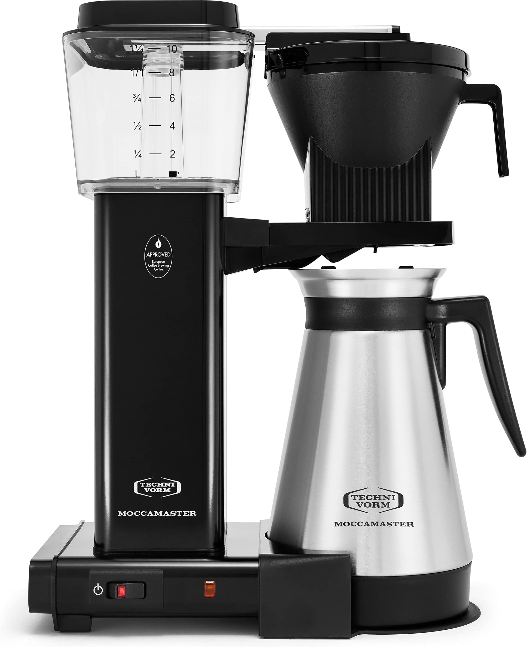 Technivorm Moccamaster 79314 KBGT thermal Carafe 10-Cup Coffee Maker 40 Ounce, Black 1.25l