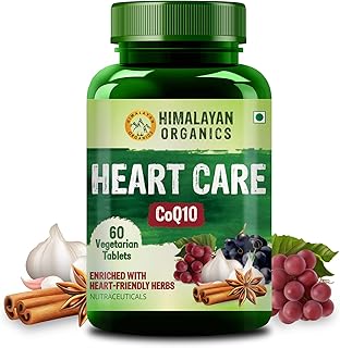 Sponsored Ad - Himalayan Organics Heart Care Supplement with Arjuna Bark, Grape seed, CoQ10, Resveratrol, Cinnamon, Garlic...