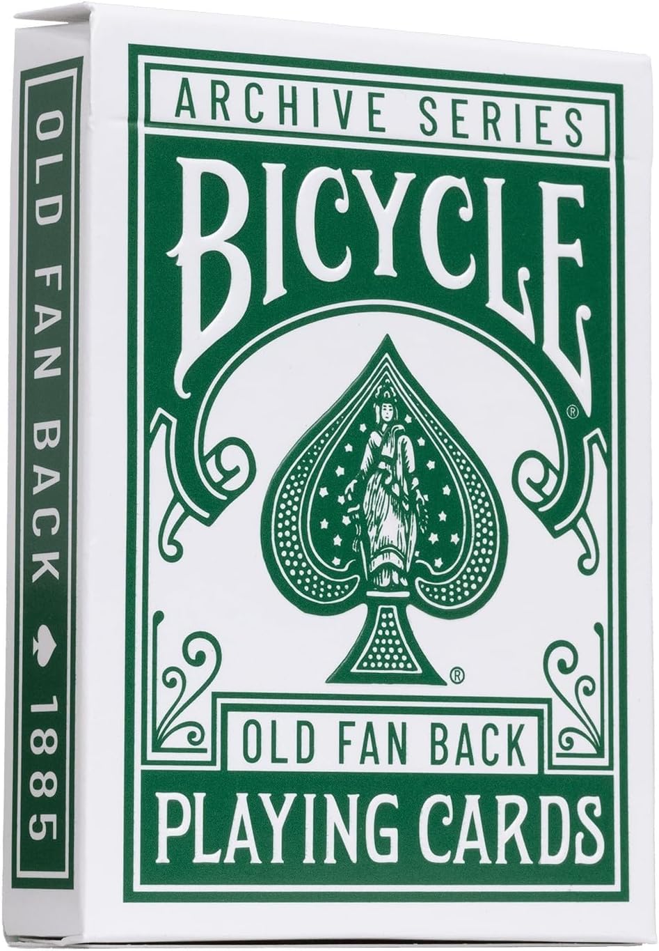 Bicycle Archive Series Old Fan Back 1885 Playing Cards, Poker Size Standard Index