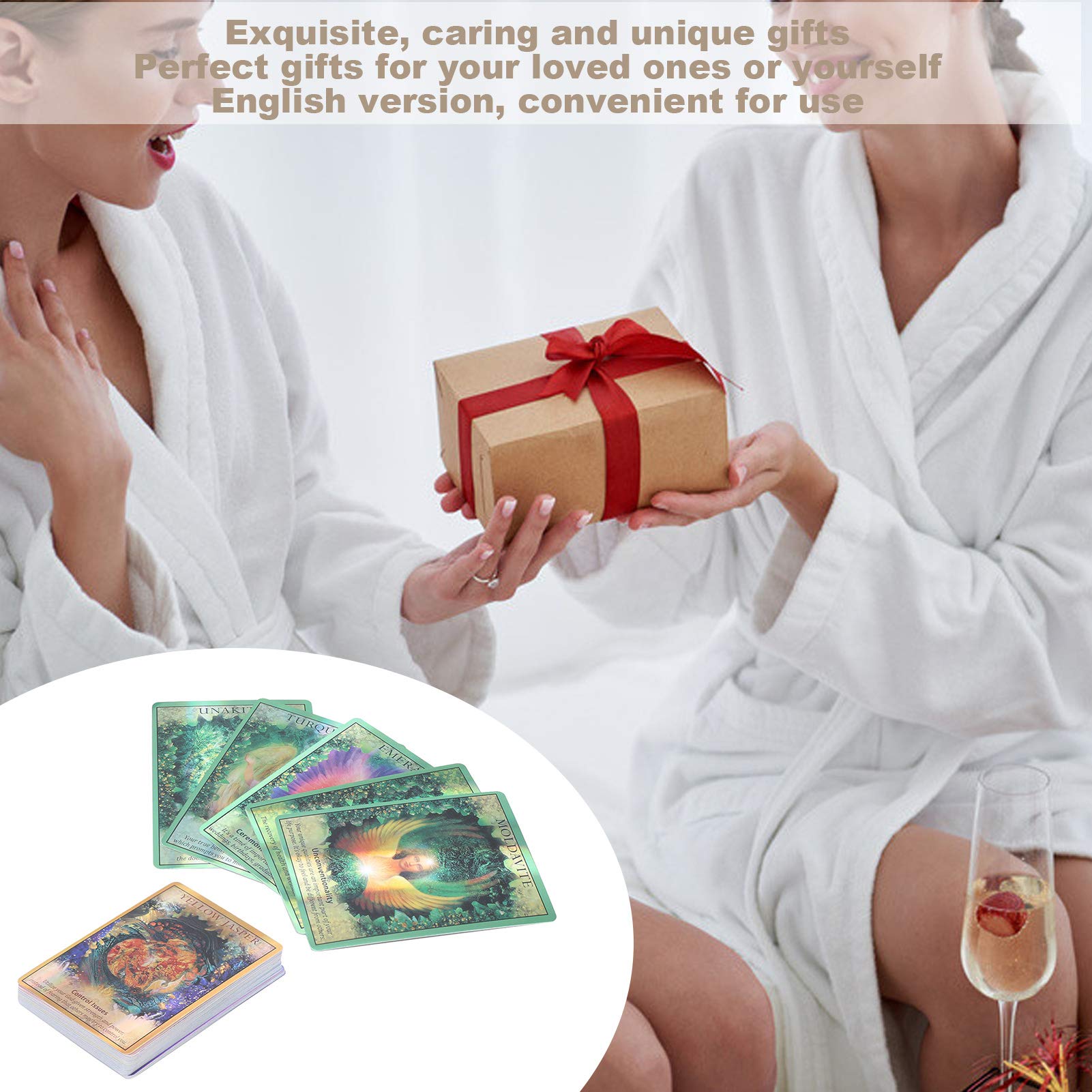 Amazon.com: Tarot Decks, Classic Design Tarot Cards English Version  Portable Flash Effect Hologram for Beginners Expert Readers for Party :  Toys & Games