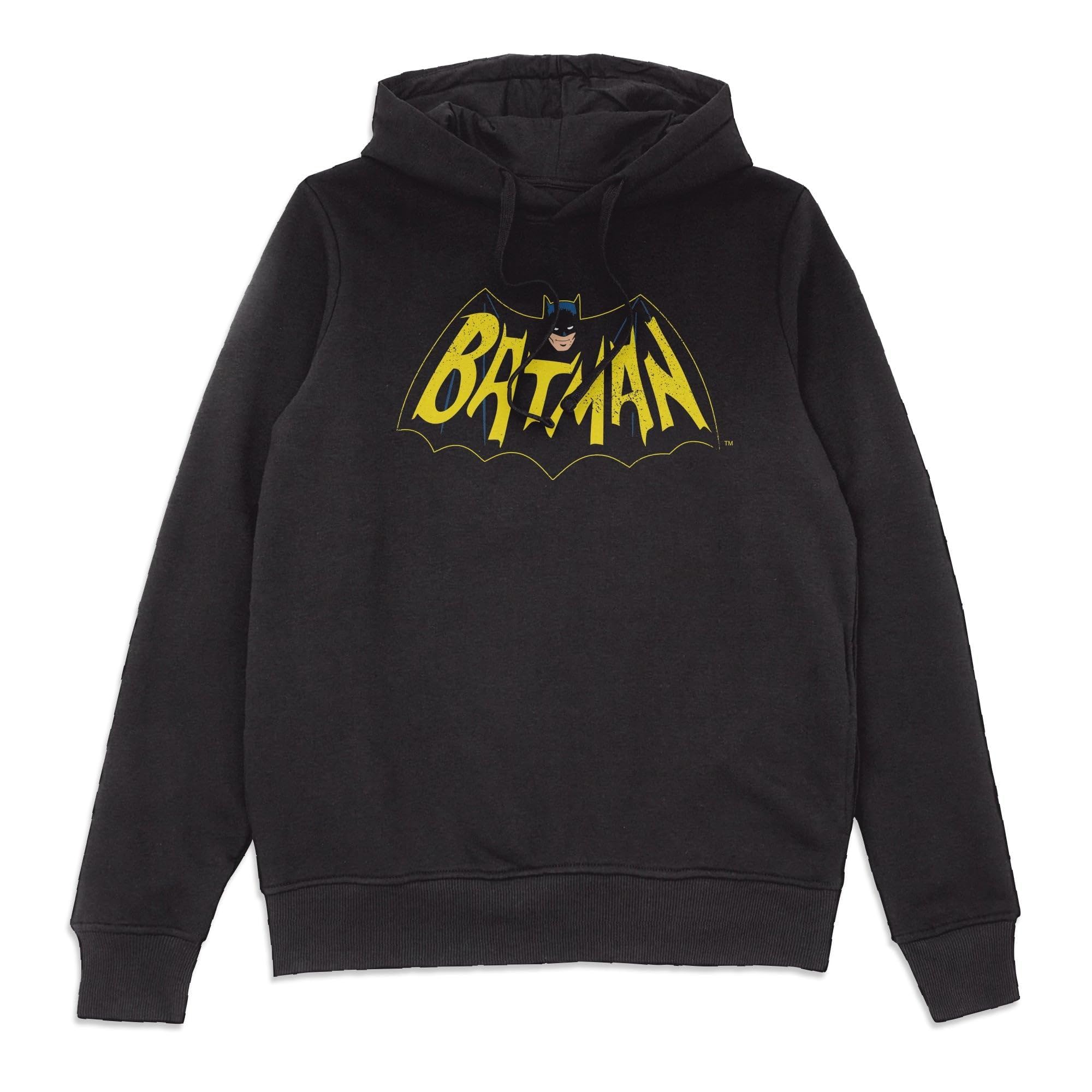 Zavvi Unisex Black Batman '66 Vintage Blk Hoodie - M