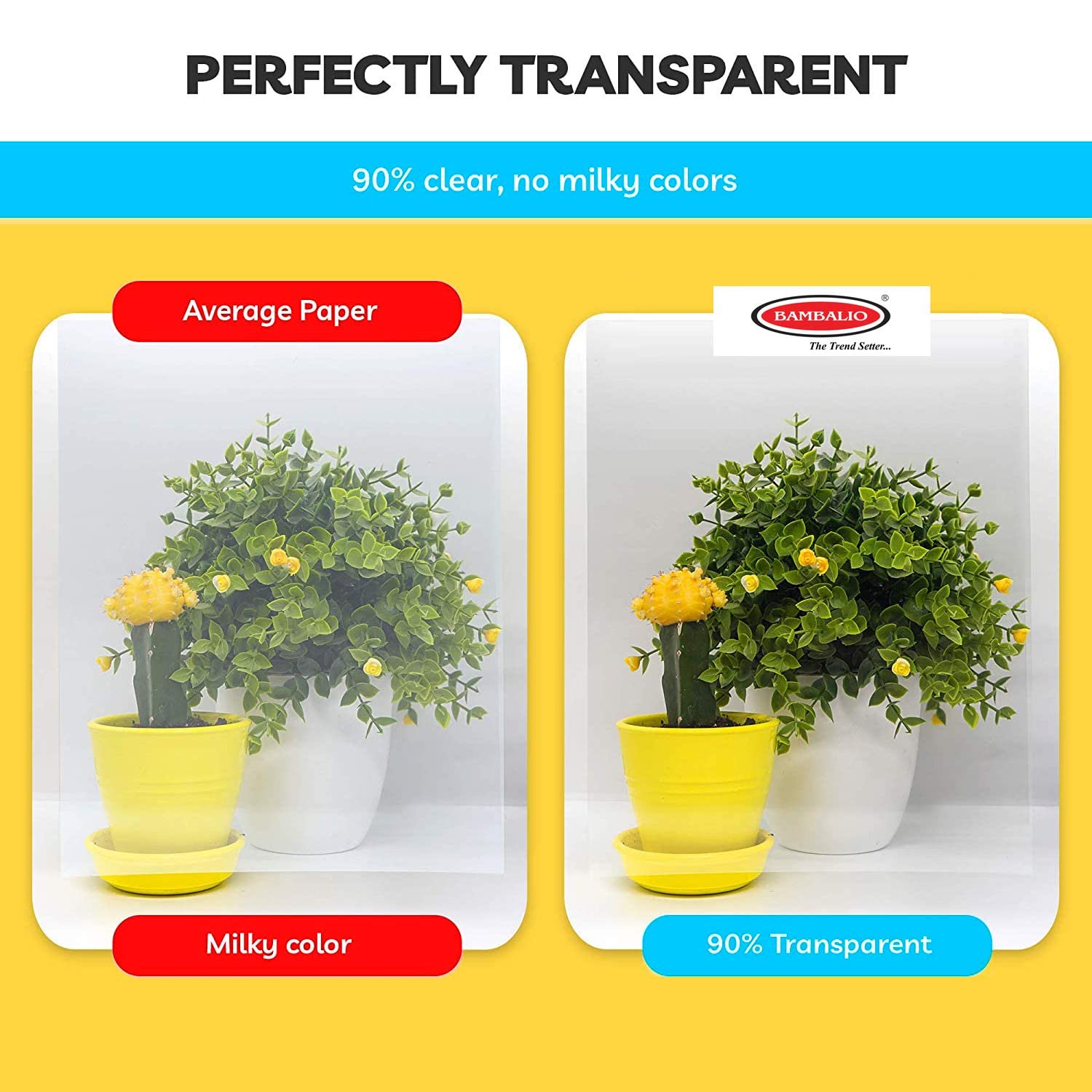Bambalio OHP-175 Transparency Films A4 Size - 175 Microns -100 Sheets. 4
