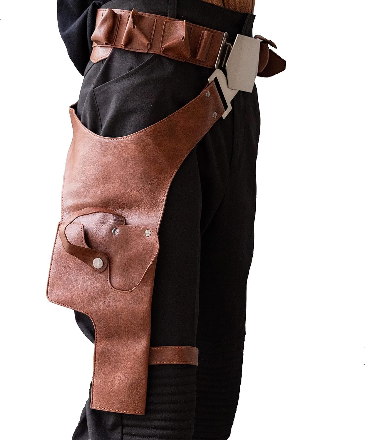 Halloween-Gürtel mit Blaster-Holster, Cosplay-Kostüm, Erwachsene, Herren, Halloween-Requisiten-Zubehör