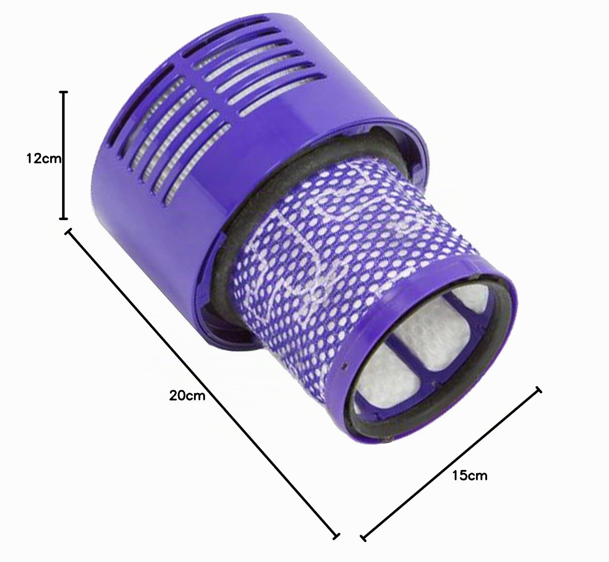 Aspirapolvere ciclonico Dyson V10 SV12 SV27 con filtro lavabile grande 969082-01