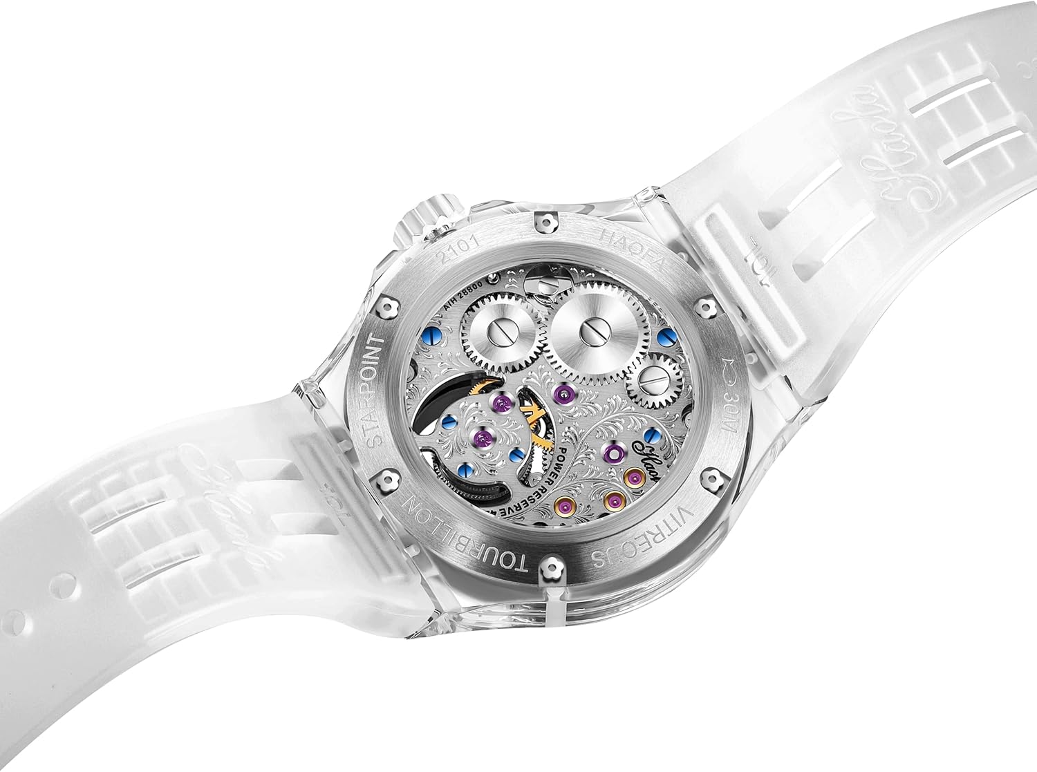 HAOFA 腕時計メンズ トゥールビヨン K9水晶ガラス ダイヤモンドベゼル 機械式手巻き ムーンフェイズ GMT 腕時計 中空の文字盤 防水 高級 おしゃれ 男性プレゼント Amazonで販売中 HAOFA 腕時計メンズ トゥールビヨン K9水晶ガラス ダイヤモンドベゼル 機械式手巻き ムーンフェイズ GMT 腕時計 中空の文字盤 防水 高級 おしゃれ 男性プレゼント Amazonで販売中