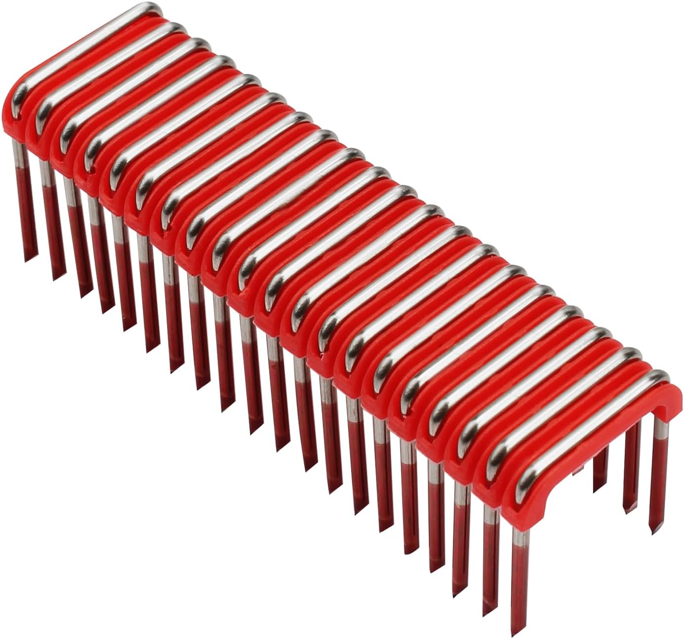 1" Insulated Cable Staple MNM1-600 for Milwaukee M12 Cable Stapler Gun, Fits Milwaukee 2448-20, Silver, 1 Inch, 320 per Box