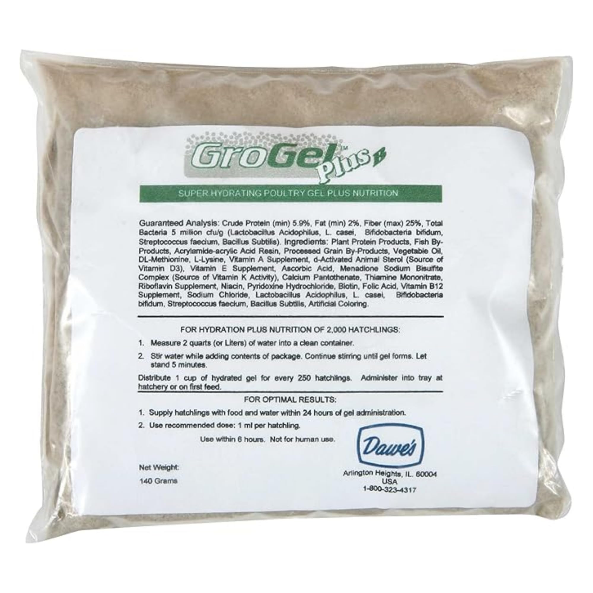 Dawes GROGEL Plus B 2000 Dose Package