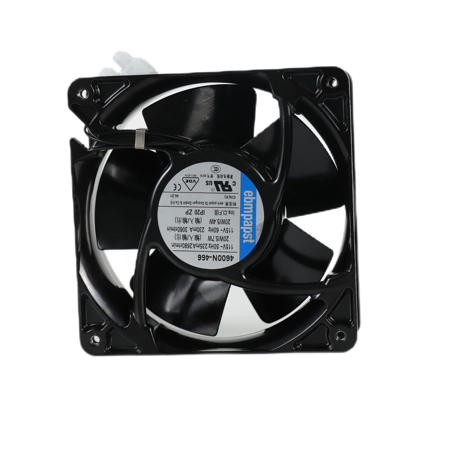 4600N-466 Axial Fan AC 115V 230mA 20W High Temperature-Resistant Cabient Fan