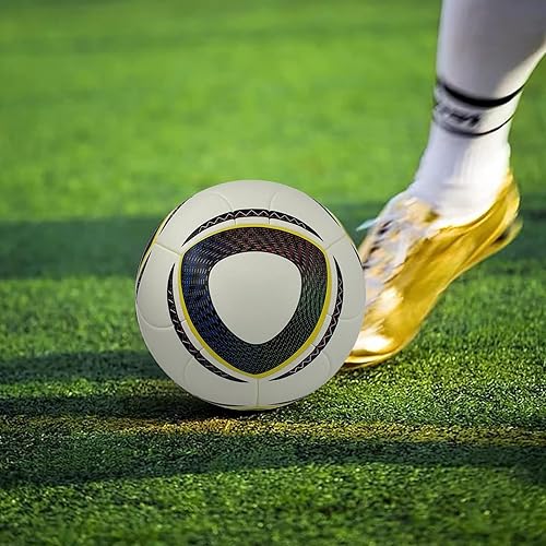 Miniatura 7 de Sudáfrica 2010 Football Fans World Cup Quality Size 5 Bola de piel sintética termalmente unida con costuras sin costuras de larga duración