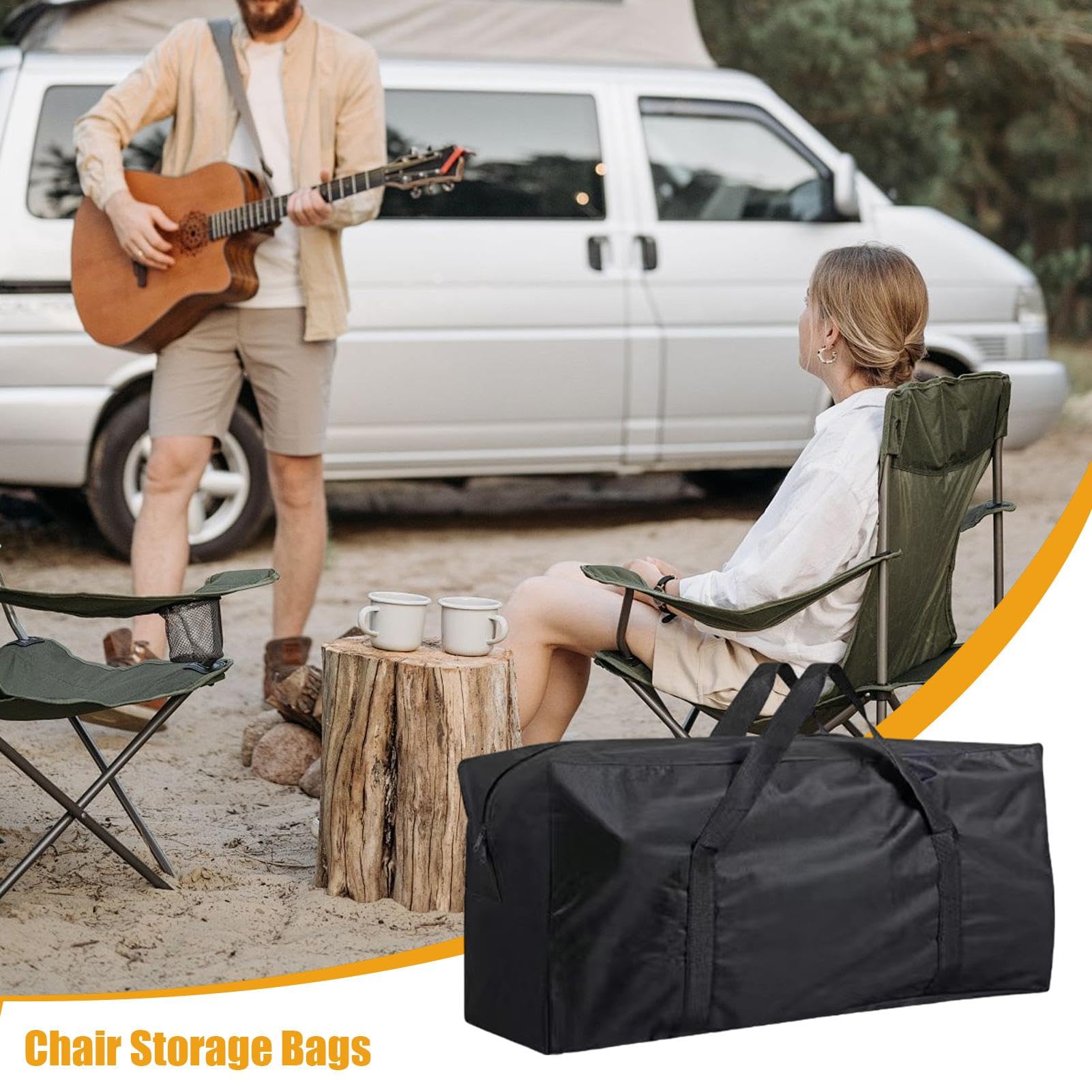 Outdoor-Stuhltasche - Möbel-Organizer-Tasche, Klappstuhl-Aufbewahrung