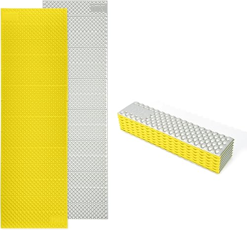 Miniatura 8 de YIKI - Colchoneta de espuma de celda cerrada para campamento, 72.8 x 22 pulgadas, alfombrilla de dormir de espuma plegable ultraligera con capa Verde