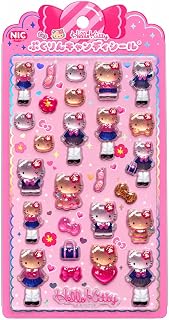 マイメロディ・クロミ・ハローキティ ぷくりんキャンディシール (ハローキティ)