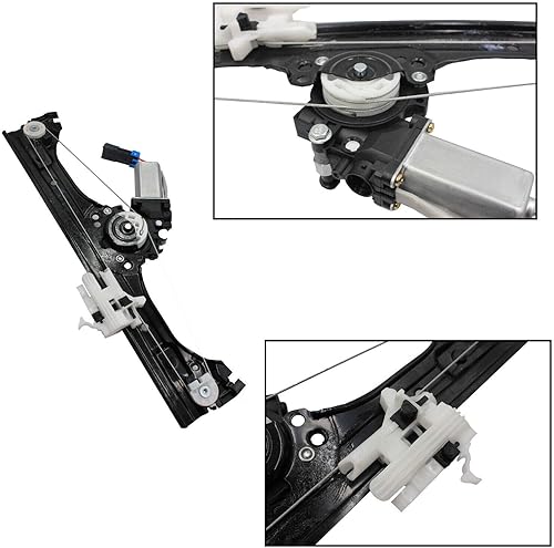 Miniatura 4 de LOSTAR Conjunto del Elevalunas del lado del pasajero delantero con motor para 2012-2017 Fi-at 500 1.4L