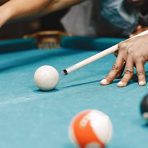 Miniatura 5 de 10 juegos de puntas de taco de billar, kit de repuesto de rosca, puntas de palo de billar blancas, casquillos de billar, accesorios de 0.472 in0.512