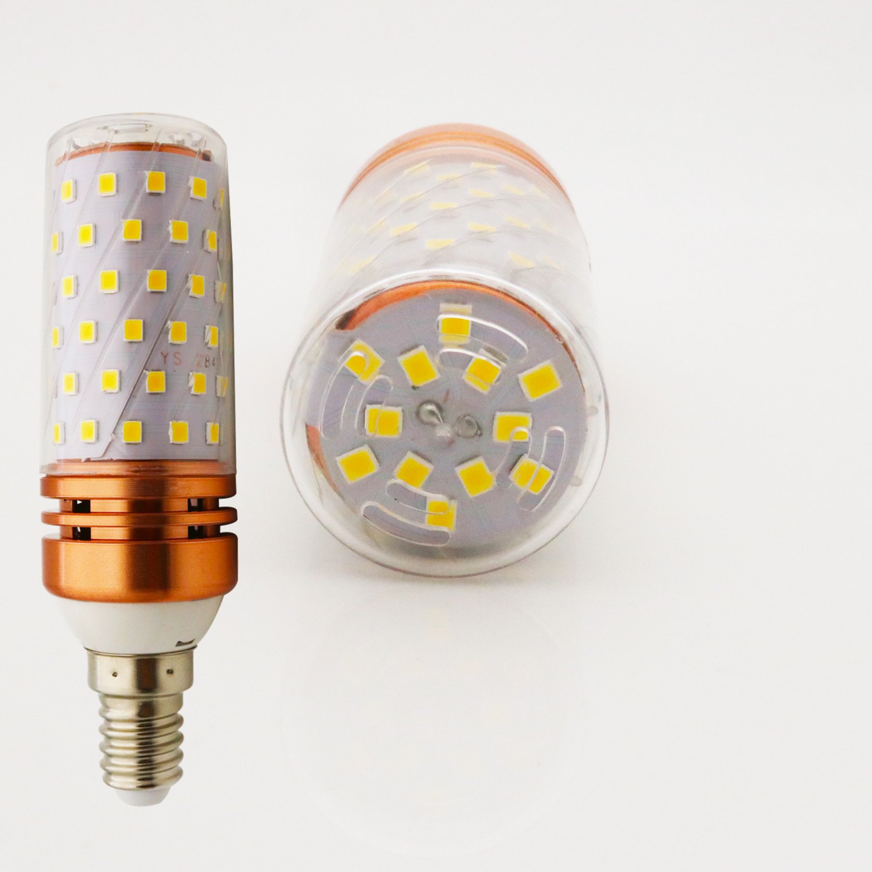LED E14 maíz bombilla 16W, 3000K blanco cálido LED Candelabros bombillas,No regulables (20 piezas, E14-16W)
