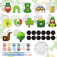 Vista 9 de Sinmoe 12 Kits de Pintura Bajo el Mar Artes y Manualidades Figuras de Animales Oceánicos de Cerámica Sin Pintar Hazlo Tú Mismo Kit para Pintar Tus