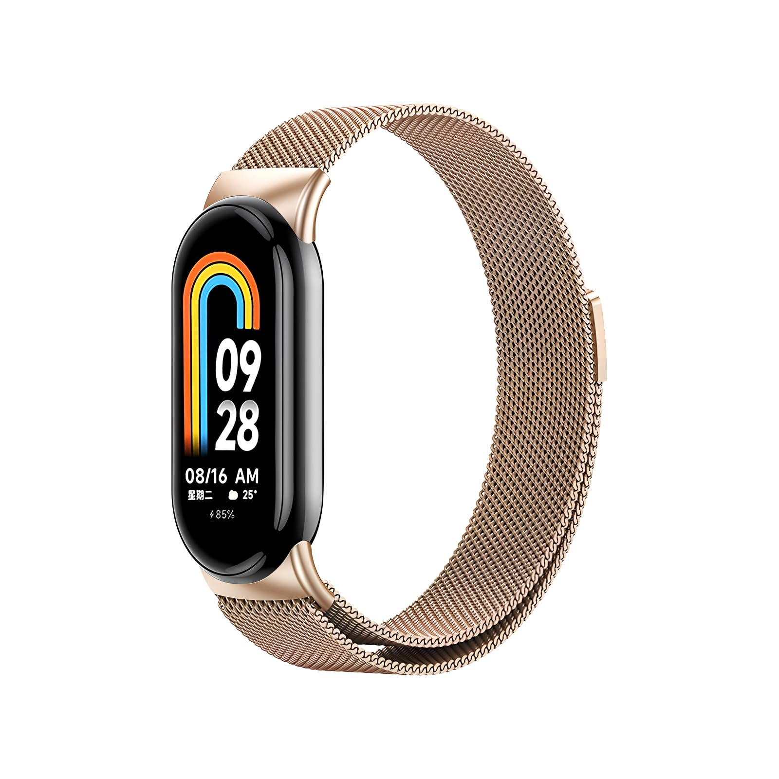 Correa de Repuesto Compatible con Xiaomi Mi Band 8, Correas Magnéticas Reloj, Pulsera de Repuesto para Reloj, Correa para Reloj Inteligente para Hombres y Mujeres