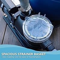 Vista 6 de XtremepowerUS Sistema de bomba de filtro de arena de alto flujo, tanque de filtro de 13", piscina sobre el suelo de 10,000 galones, bomba de piscina