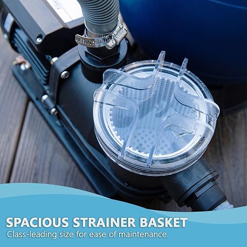 Miniatura 6 de XtremepowerUS Bomba de filtro de arena de 13 pulgadas para piscinas sobre el suelo con caudal de 10,000 galones por hora y fácil instalación