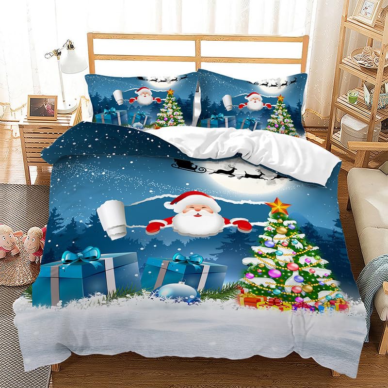 Housse de Couette 140x200 cm pour une décoration de chambre de Noël