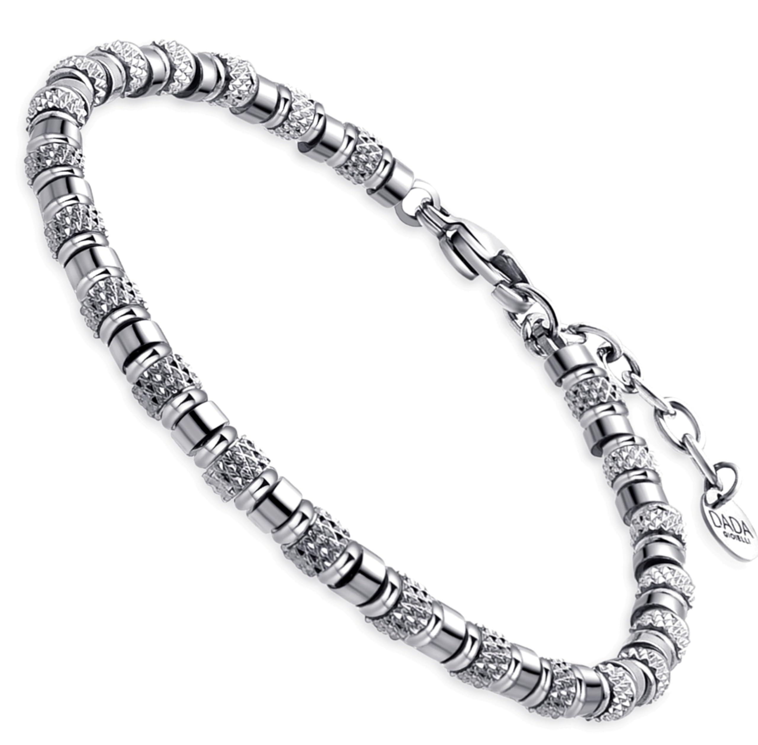 Gioielli in bronzo di Gesù Cristo, Bracciale con incisione da Matteo 5:16 NIV (Lascia che la tua luce brilli sul tappetino), Bracciale porta 6 anelli magnetici 4 pezzi, incluso sacchetto regalo