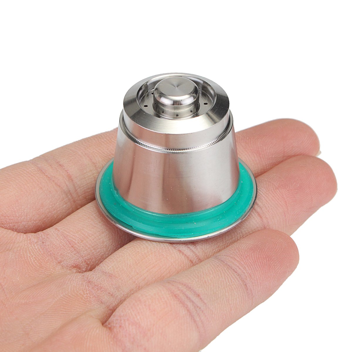 ChaRLes Pod Cápsula Recargable Súper Fina De Metal Para Cafetera Illy Nespresso