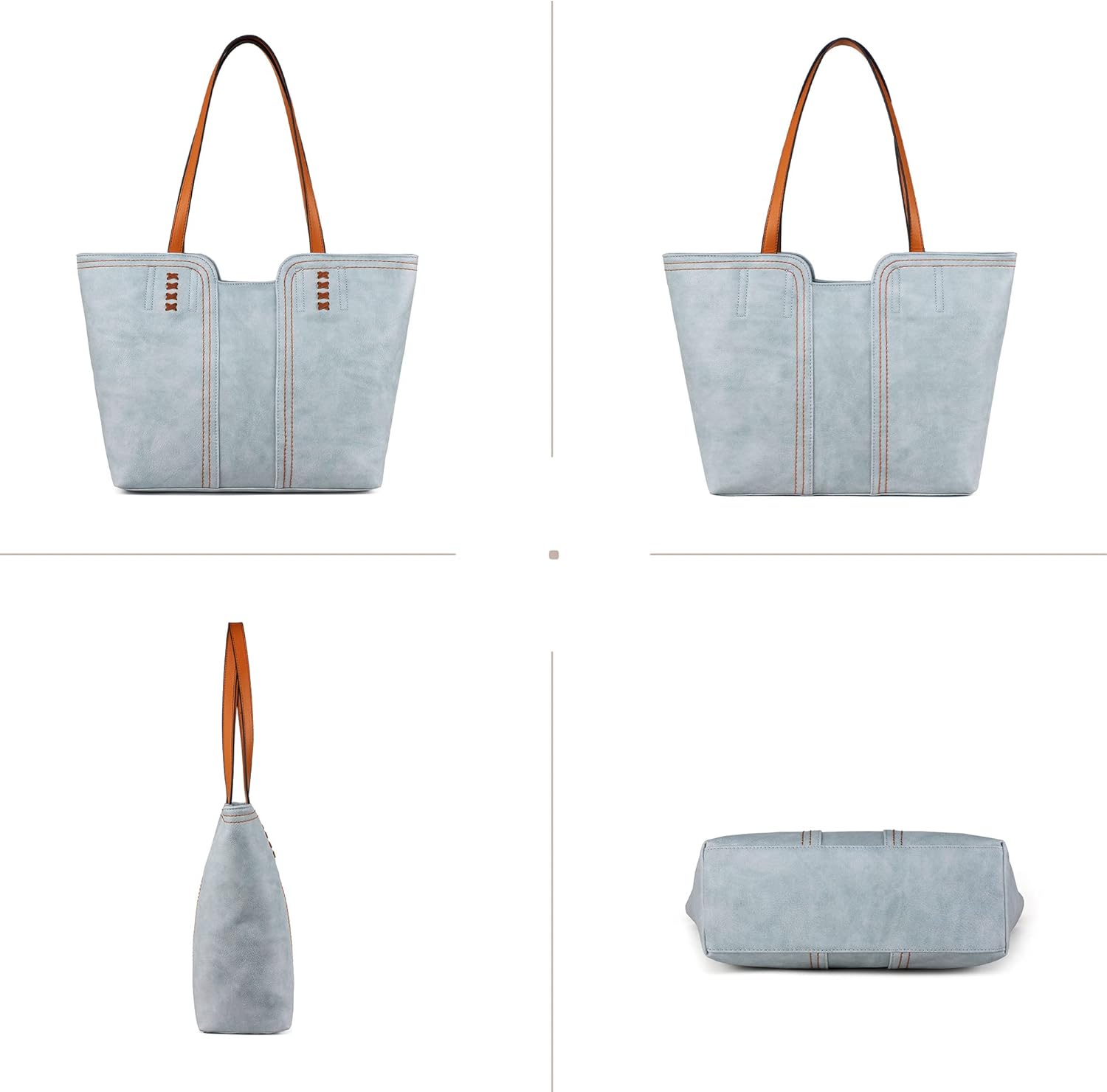 Montana West Tote Bag for Women Top Handle Satchel Purse - Image 6