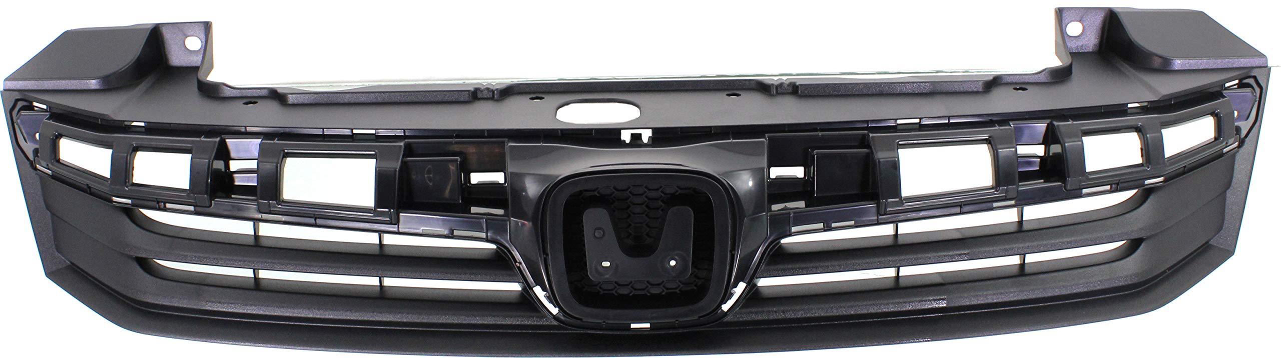 Evan-Fischer Grille Assembly Compatible with 2012 Honda Civic Paintable Shell and Insert 1.8L Eng Sedan